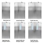 Weather Resistant Hospitals Steel Doors Soundproofing Pre Hung Swing Out Garage