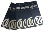 Gold Eyelet 400g Artpaper Gold Logo Clothing Hangtags For Lady Garments Matt