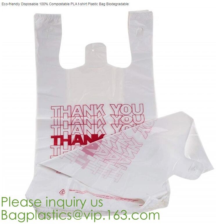 Organic Recycling and compostable bag,Eco friendly Compostable,compostable biobased plastic tshirt bag bagease bagplasti