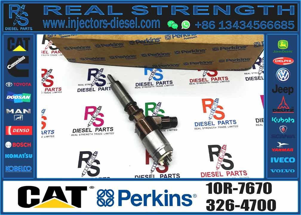 Diesel Fuel Engine Injector 10R-7675 2645A743 10R-7670 317-2300 Fuel Injector For Cat Excavator Engine C6 C6.4