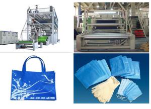 Quality 1.6 m / 2.4m Non Woven Fabric Production Line SSS PP Spunbonded wholesale
