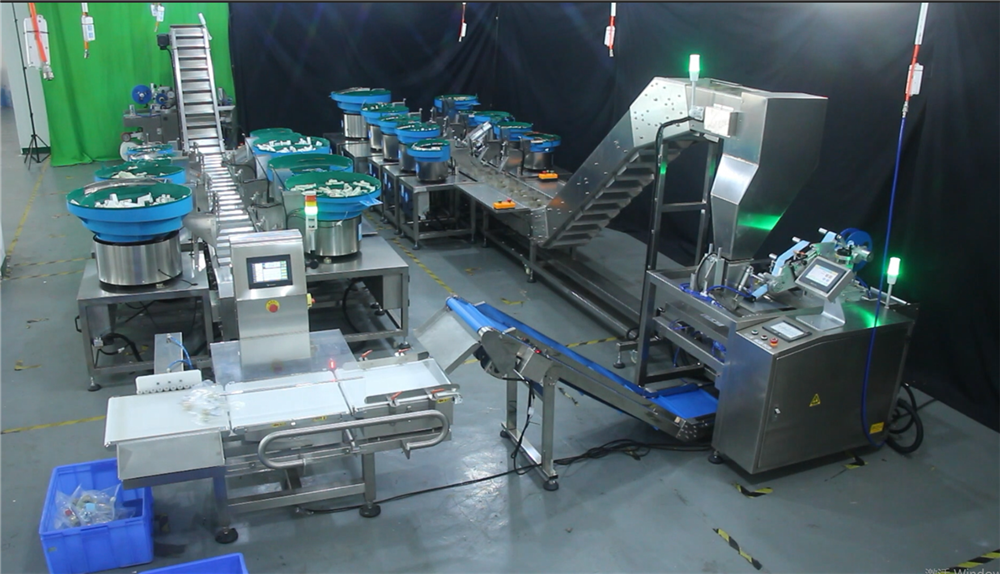 High Precision Equipment Pva Film Sachet Pouch Multi - disc Screw Hardware Plastic Bags Rotary Bucket Type Packing Machine
