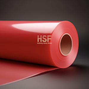 Quality Opaque Red 40uM HDPE Plastic Sheet Roll Winding Length 5000 Meters wholesale