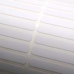 35mmx6mm Thermal Transfer Adhesive Label 1mil White Matte High Temperature