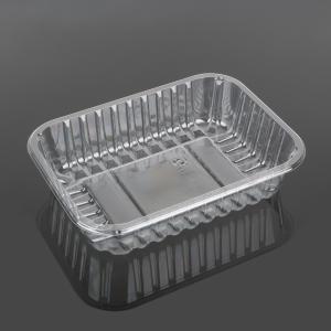 Quality Rectangular Clear Disposable Fruit Tray Meat Vegetable Packing wholesale