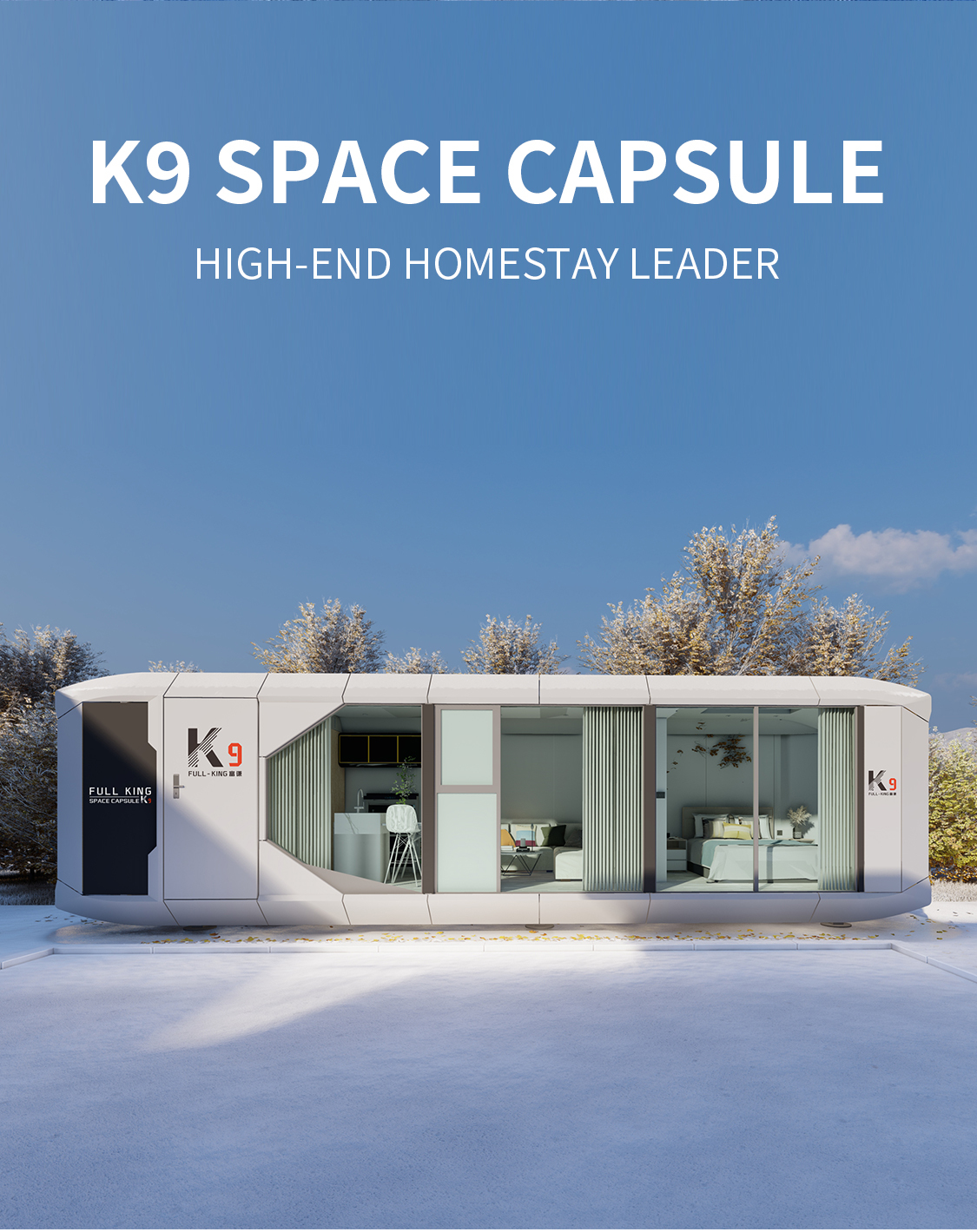 Space Capsule Luxury Modern Prefabricated House Hotel Housing