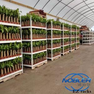 Quality Strong And Durable Metal Boltless Rivet Storage Flower Rack Shelves 1320*1000mm wholesale