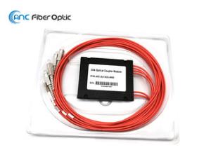 Quality 1x3 3x3 2x4 Multimode Fiber Optic Splitter 1300nm Customized Length wholesale