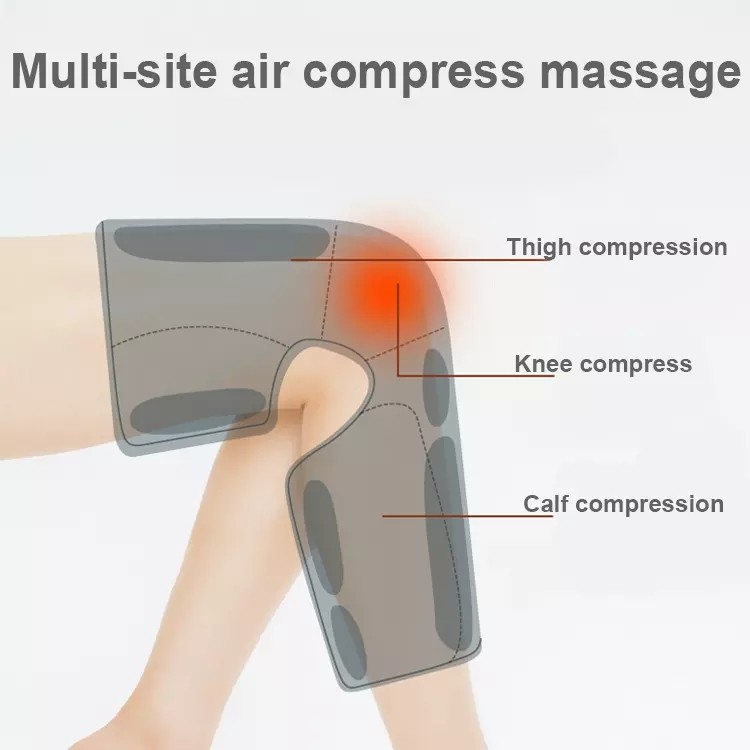 3 Level Heated Compression Leg Massager Blood Circulation 21W