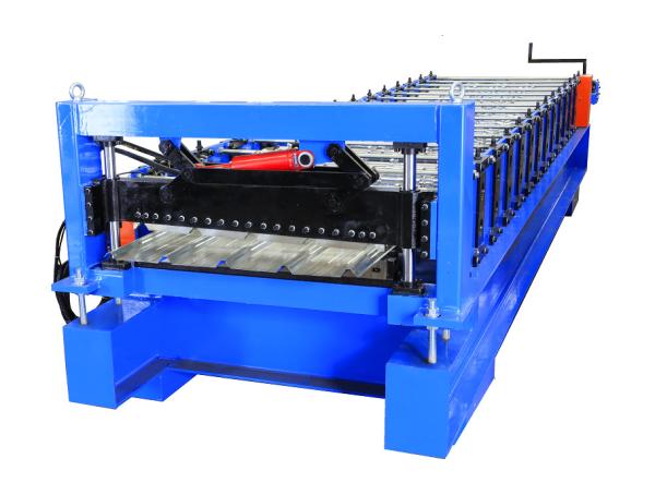 Corrugated Steel Panel Roll Forming Machine Hydraulic Cutting CE ISO Certificate