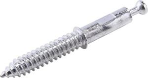 Quality Yellow Galvanized Finished Furniture Nuts And Bolts Double Head For Connecting Screw wholesale