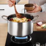 Good Quality Cookware 401 Stainless Steel Pots 28 CM Stock Pots Big Steam Pots