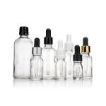 Gold Sliver White Black Dropper Oil Glass Bottle Transparent 5ml For Personal