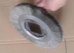 10 inch Stainless Steel Wire Wheel Brush 250 OD X 40mm Square Inner Hole
