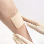 Silicone Foam Dressing 3 X 3 Inch Square Silicone Adhesive with Border Sterile