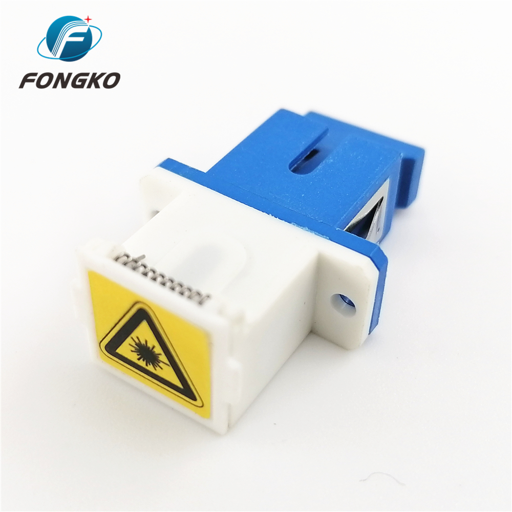 Single Mode LC Duplex Adaptor With Shutter UPC Fiber Optical