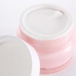 Screw Cap 1.69oz 50g Cosmetic Cream Jars Acrylic Plastic Bottle