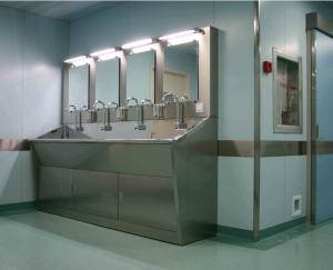 Quality 304 Hand Wash Medical Stainless Steel Sink 1.2mm Thick 900*1350*570 wholesale