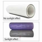 Color Change White To Purple Car Headlight Film TPU 6.5mil Photochromic