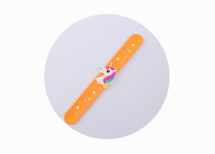 Star & Unicorn silicone slap bracelet unicorn bracelet for children