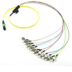 1550nm 0.5M 12 24 48 Core Mpo Lc Fiber Optic Patch Cord