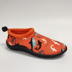 Quality ISO14001 ODM Shark Printed Water Aqua Shoes Anti Slip wholesale