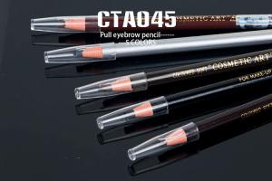 Quality 5 Colors Paper Roll Cosmetic Soft Pull Eyebrow Pencil For Beauty wholesale