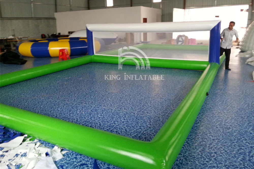 Inflatable Volleyball Court Adults Inflatable Beach Games For Pool Game 33x16.4x5ft