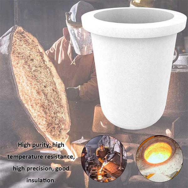 Cheap 1800C High Purity Ceramic Crucible for sale