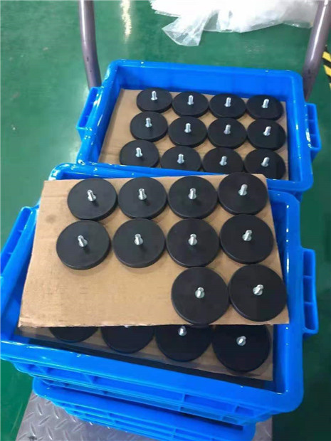 Strong Force Pot Rubber Coated Permanent Magnet for High Temperature Bending Processing