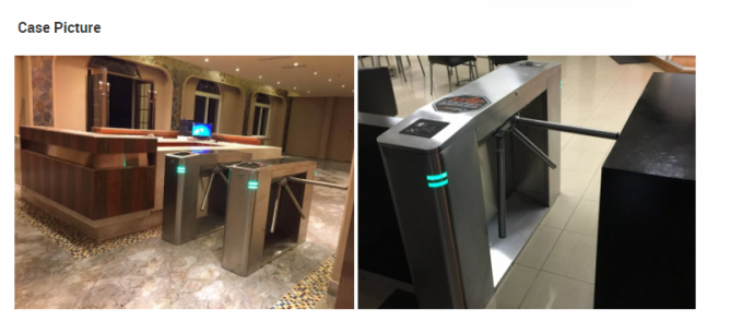 Half height bidirectional  mechanism access point tripod turnstile Provided Automatically Card Collection Function 2