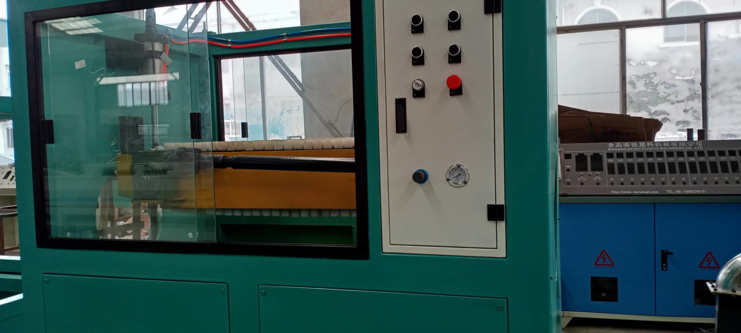 200mm PVC Double Wall Corrugated Pipe Extruder Fully Automatic