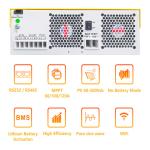 48V 5.5kw Solar Hybrid Inverter RS232+RS485 On/Off Grid Hybrid Inverter 6.2KW