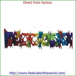 Quality hanging mix paper garland decoration wholesale