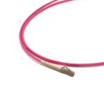 Flexible OM4 Multimode Simplex Fiber Optic Cable With LC Connector
