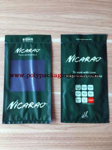 Quality Black Green Printed Five Cigar Humidor Bags wholesale