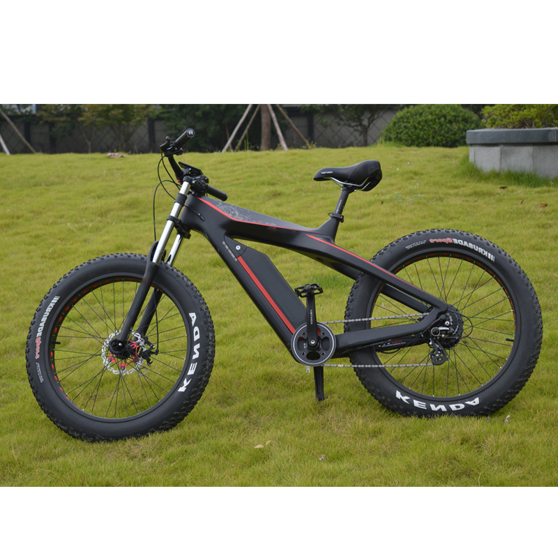 48V 750W Bafang Rear Hub Motor Electric Bicycle for Mountain Riding on 26 Inch Wheel