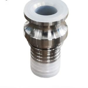 Quality PFA Lined Stainless Steel Camlock Coupling E Adaptor SS316 Male Hose Fittings wholesale