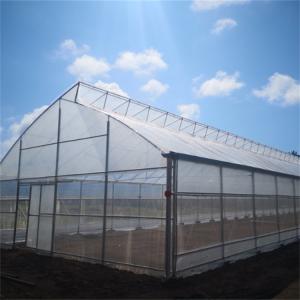 Quality Polyethylene Tunnel 6 Mil Plastic Covering Sawtooth Top Vent Greenhouse wholesale
