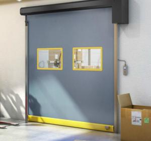 Quality Self Recovery Zipper Rapid Roller Doors High Speed PVC Vinyl Fabric Fast Acting wholesale