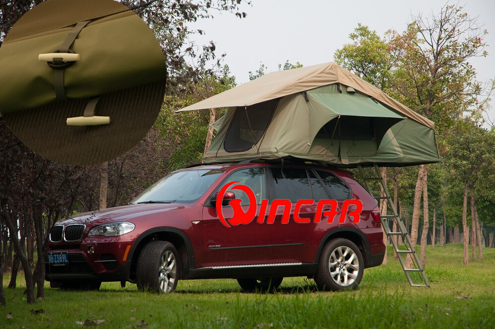 1.4m width 4x4 Waterproof polyester and ripstop canvas roof top tent from Ningbo Wincar