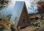 Prefab Light Steel Hotel Unit Space Frame Tiny Building Wooden Cabins For