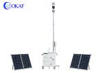 Solar CCTV Trailer Construction Site Mobile Video Surveillance Trailer Metal