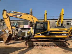 Quality Caterpillar 320B Used CAT Excavators 6660mm Digging Depth wholesale