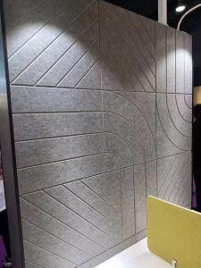 Quality 9mm / 12mm Thick Polyester Acoustic Panels For Wall And Ceiling Decoration wholesale
