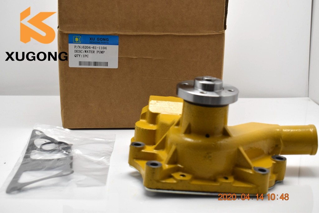Komatsu Diesel Engine Parts Water Pump Replacement 6204-61-1104