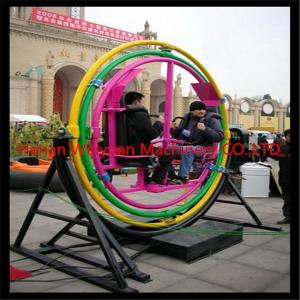 Quality Fun park attractions rotation rides 2 seats human gyroscope wholesale