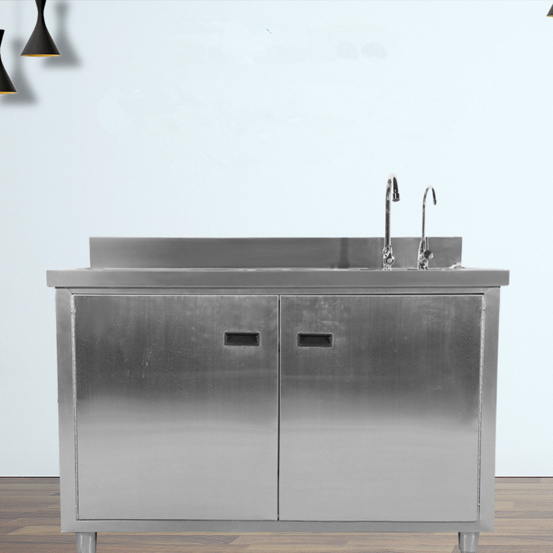 Silver 0.4-1.2mm Stainless Steel Storage Cabinets