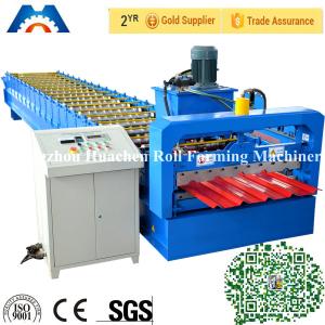 Quality Trapezoidal Profile Roof Tile Roll Forming Machine 380V Customized wholesale