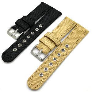 Quality Handmade 22mm Canvas Watch Strap wholesale